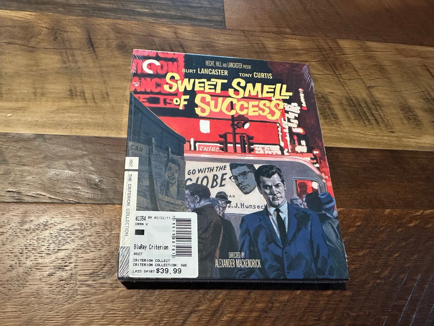 Sweet Smell Of Success Blu ray-Criterion Collection-Special Ed-50s Classic-NEW-
