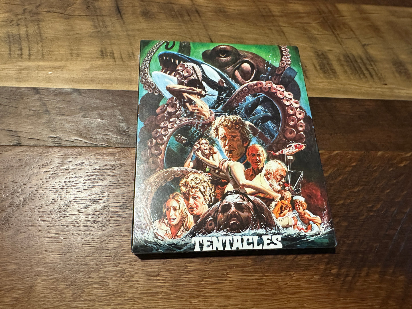 Tentacles (Blu ray, Kino Lorber, Slipcover, 70’s Horror-Widescreen, NEW)