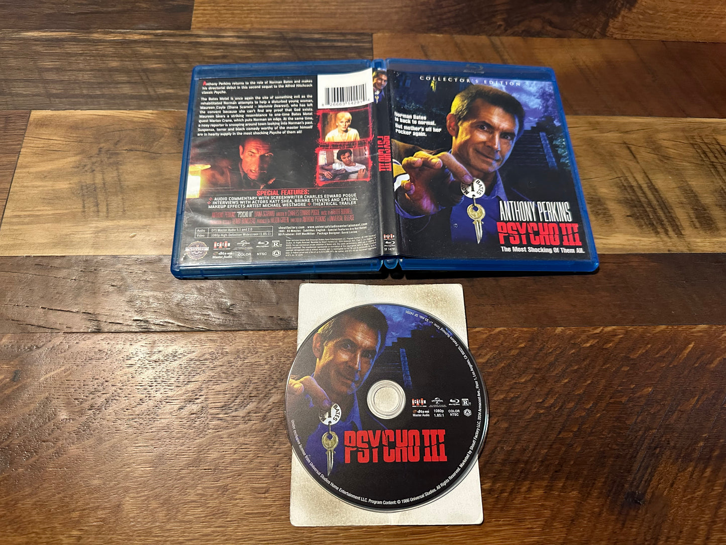 Psycho III (3) Blu ray-Scream Factory-Collector’s Edition-80’s Horror-