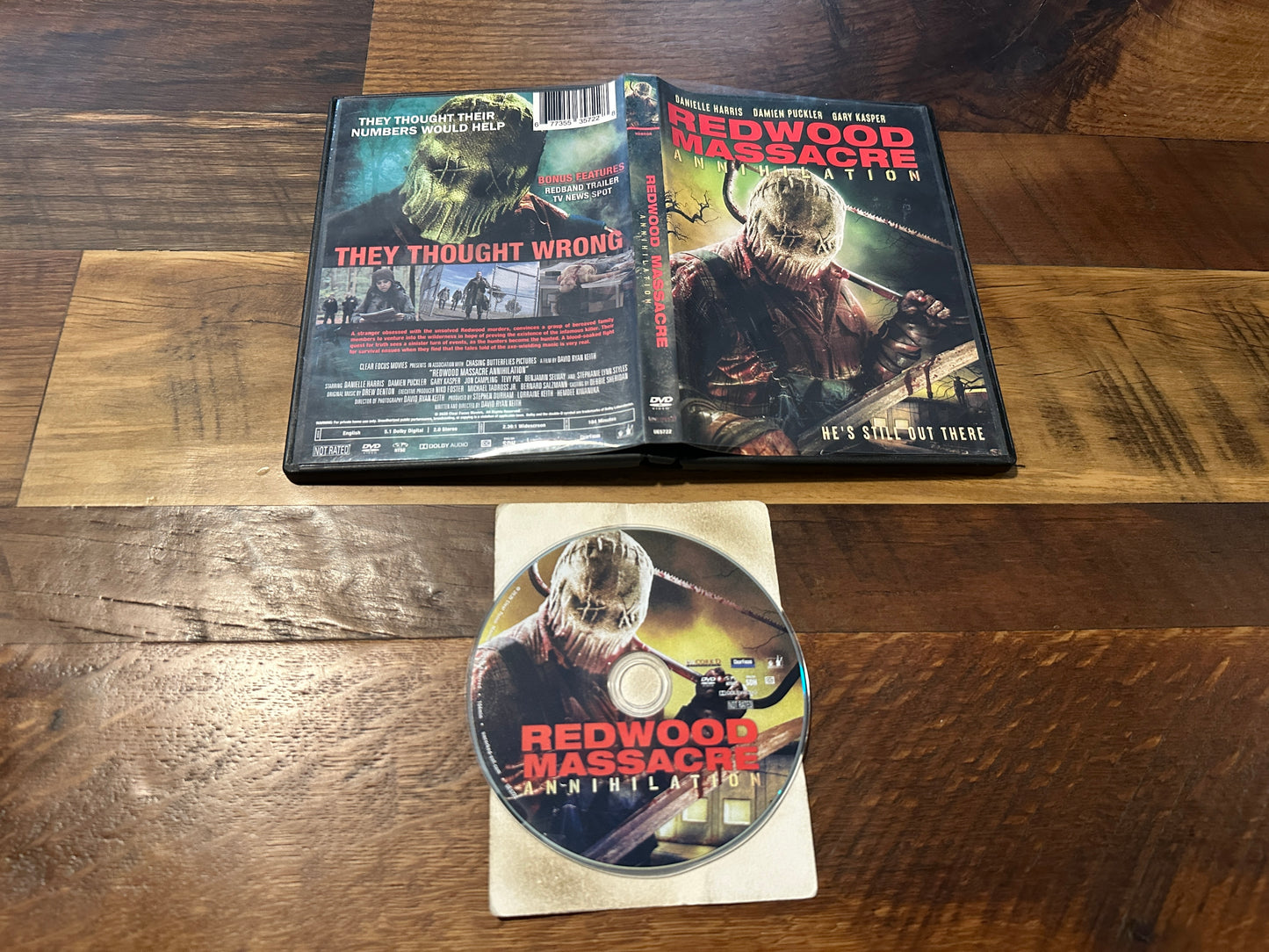 Redwood Massacre Annihilation (DVD, Clear Focus Movies, Danielle Harris)