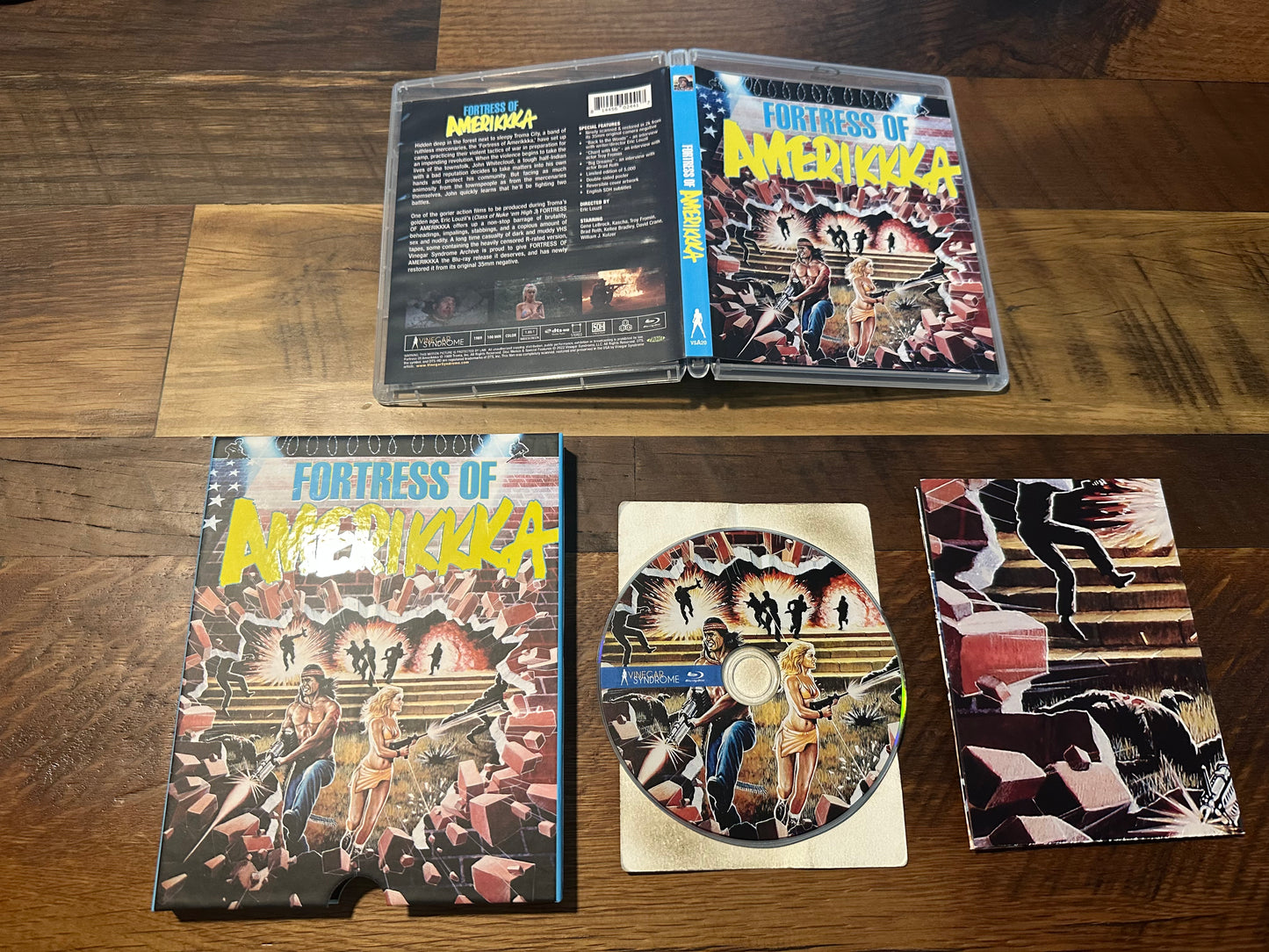 Fortress of Amerikkka Blu ray*Vinegar Syndrome Slipcover*5000 Made*