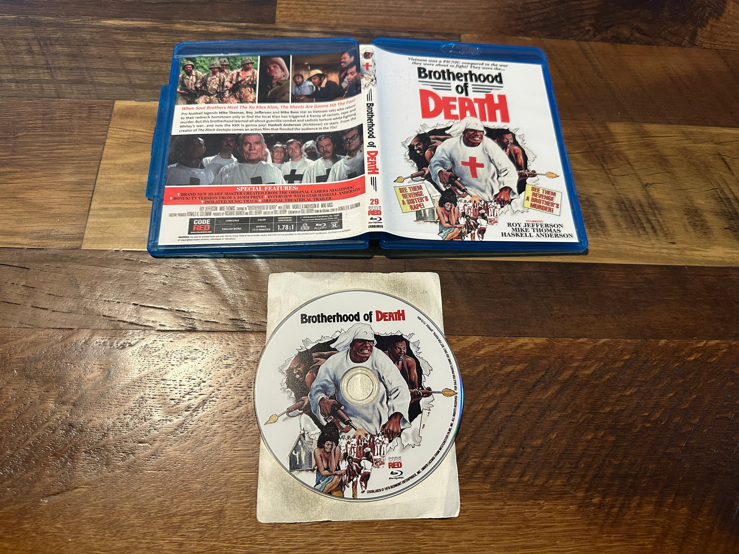 Brotherhood of Death (Blu ray, Code Red, 70's Horror Classic, OOP)