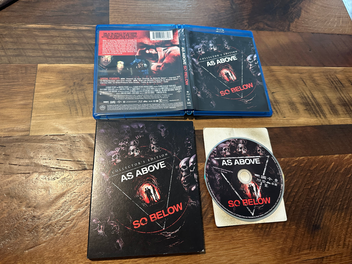 As Above So Below (Blu ray, Scream Factory, Collector’s Ed, Rare Slipcover)