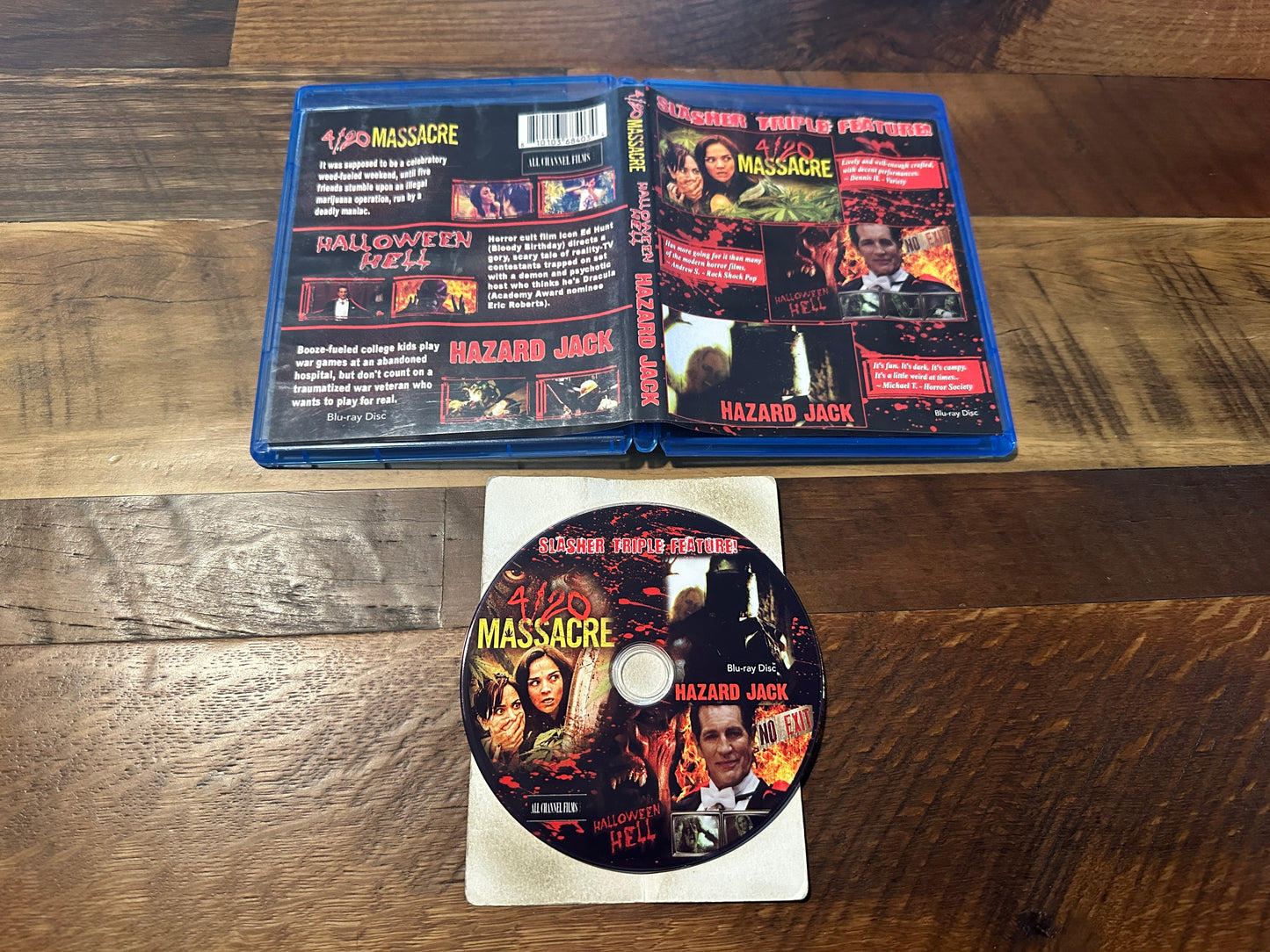 4/20 Massacre & Halloween Hell & Hazard Jack (Blu ray, 3 Obscure Horror Movies)