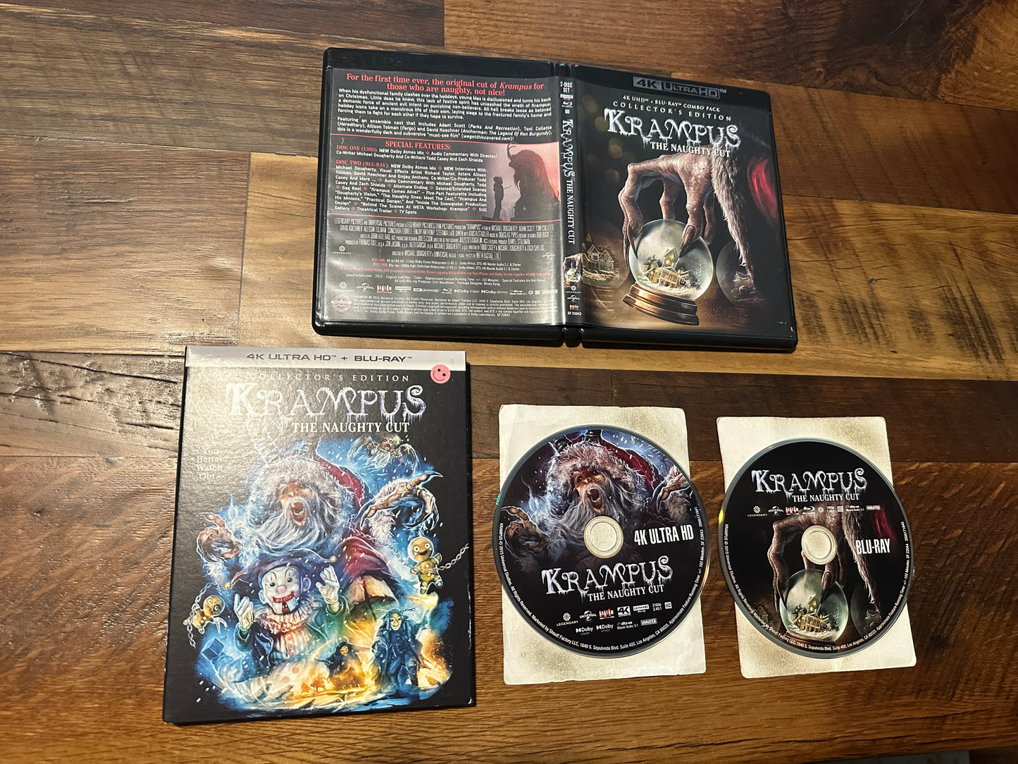 Krampus (4K Ultra HD/Blu ray, The Naughty Cut, Collector’s Ed, Slipcover)