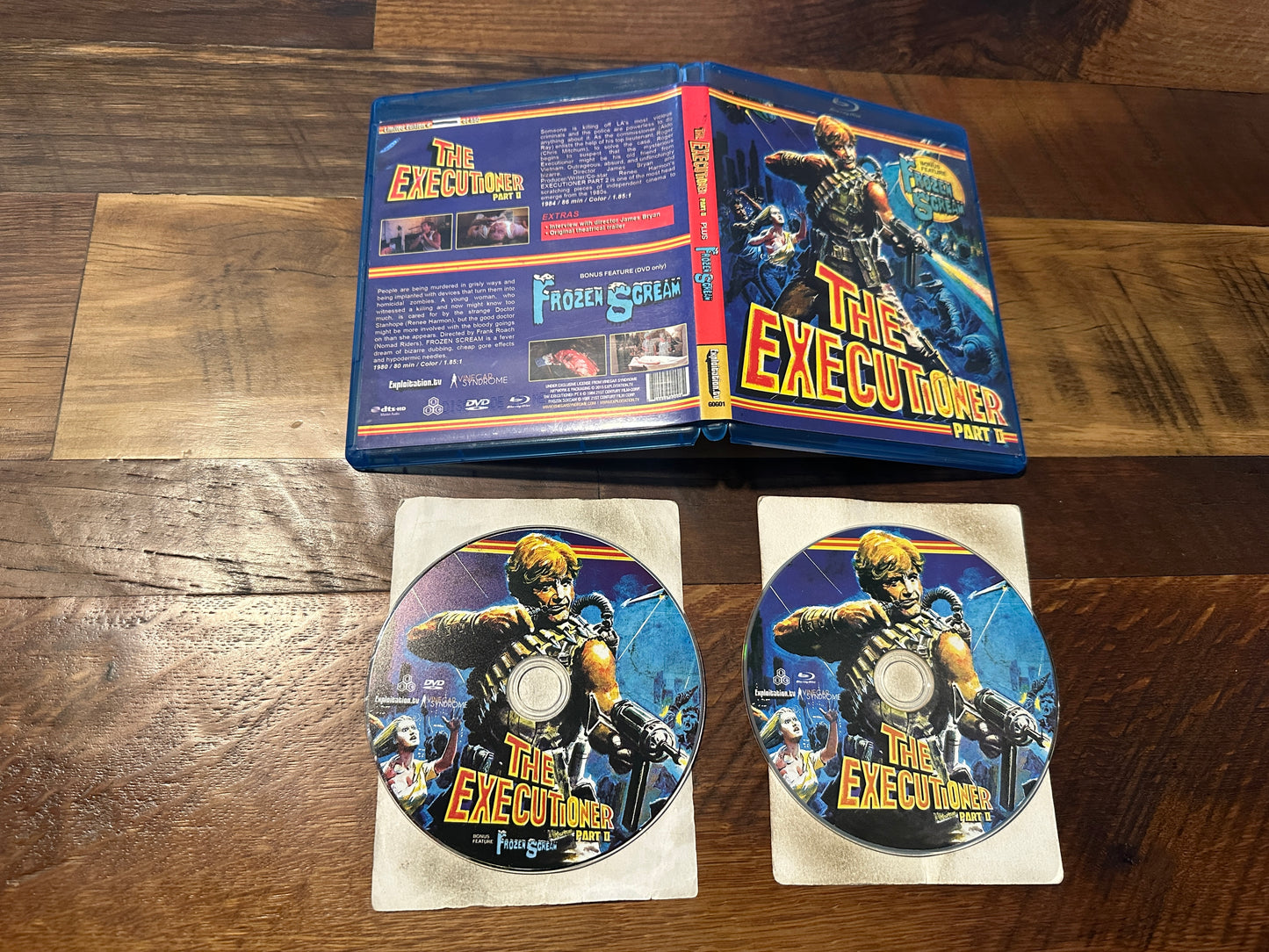 The Executioner Part 2 & Frozen Scream (Blu ray, Scream Factory, OOP)