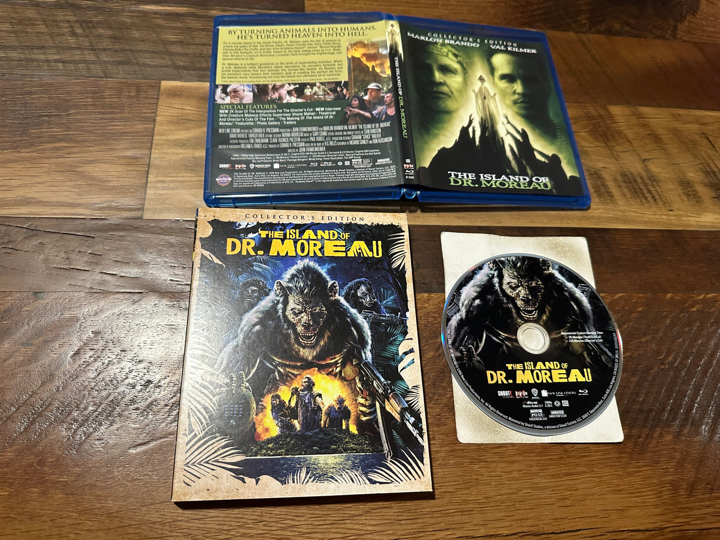 The Island Of Dr. Moreau (Blu ray, Scream Factory, Slip, Collector’s Ed)