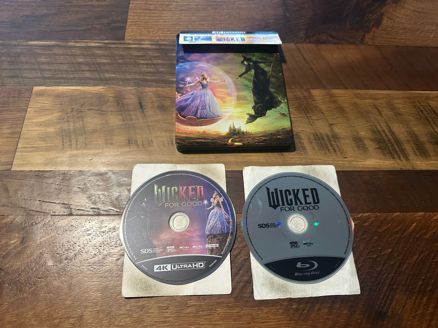 Wicked For Good (4K Ultra HD, Steelbook, Universal, Limited Ed, No Digital)