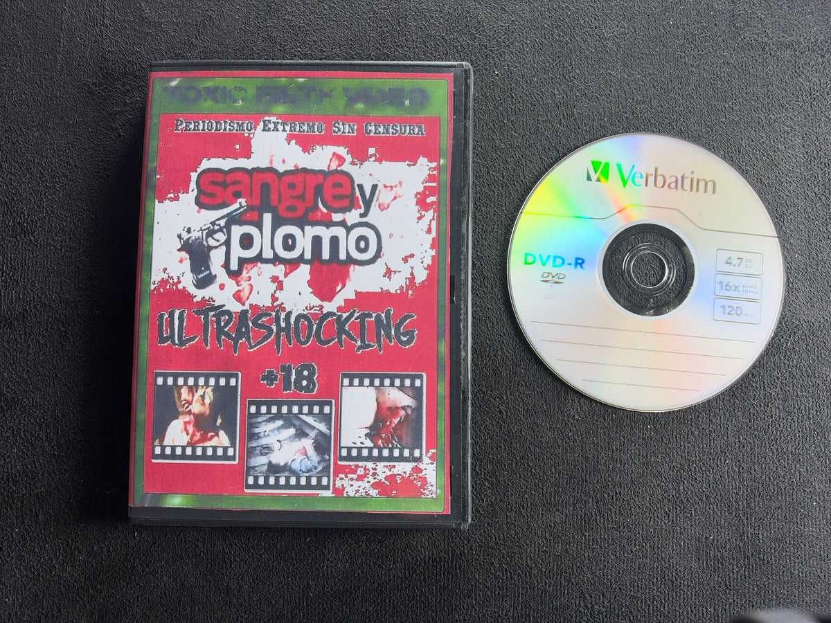 Sangre Y Plomo (DVD-R, Disturbing Shockumentary, Ultra shocking, Disturbing)
