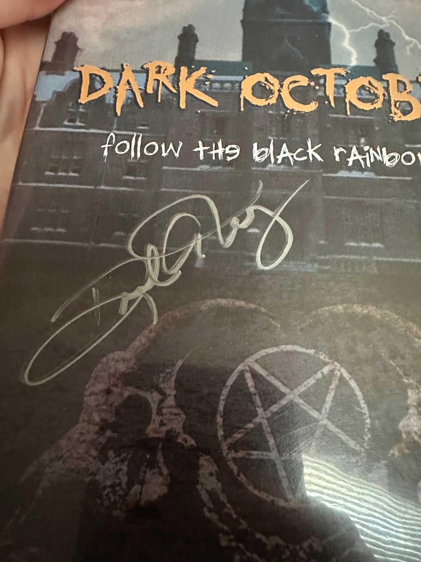 Dark October DVD-R Dark Shade Films-Signed X2-Follow the Black Rainbow