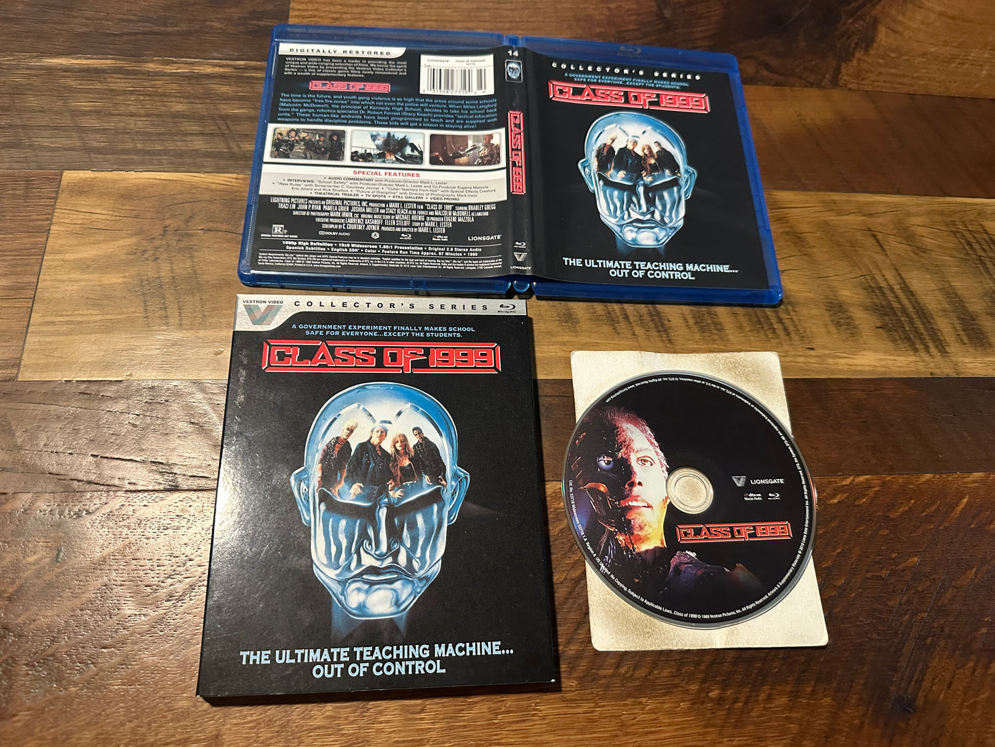 Class of 1999 (Blu ray, Vestron Video, Slipcover, Collector Series)