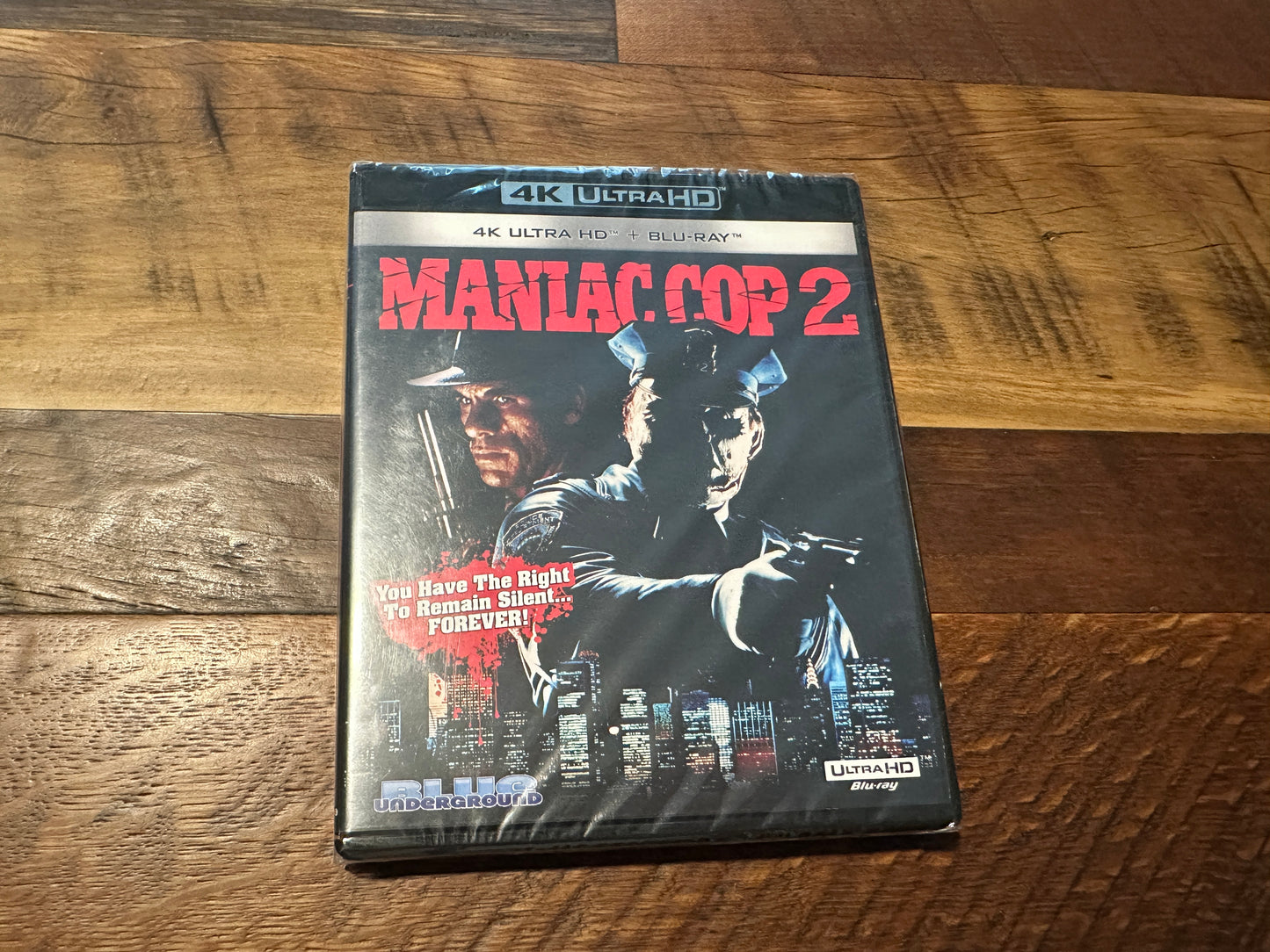 Maniac Cop 2 (4K Ultra HD/ Blu ray, Blue Underground, Classic Horror, NEW)