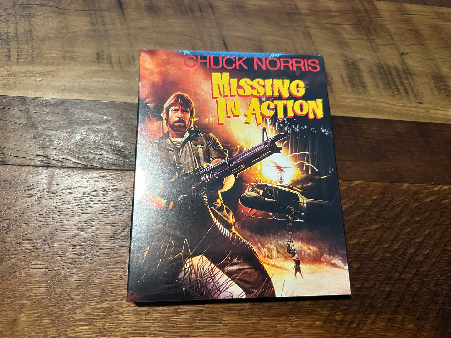 Missing In Action (Blu ray, Kino Lorber, 80's Classic, Slipcover, C Norris, NEW)