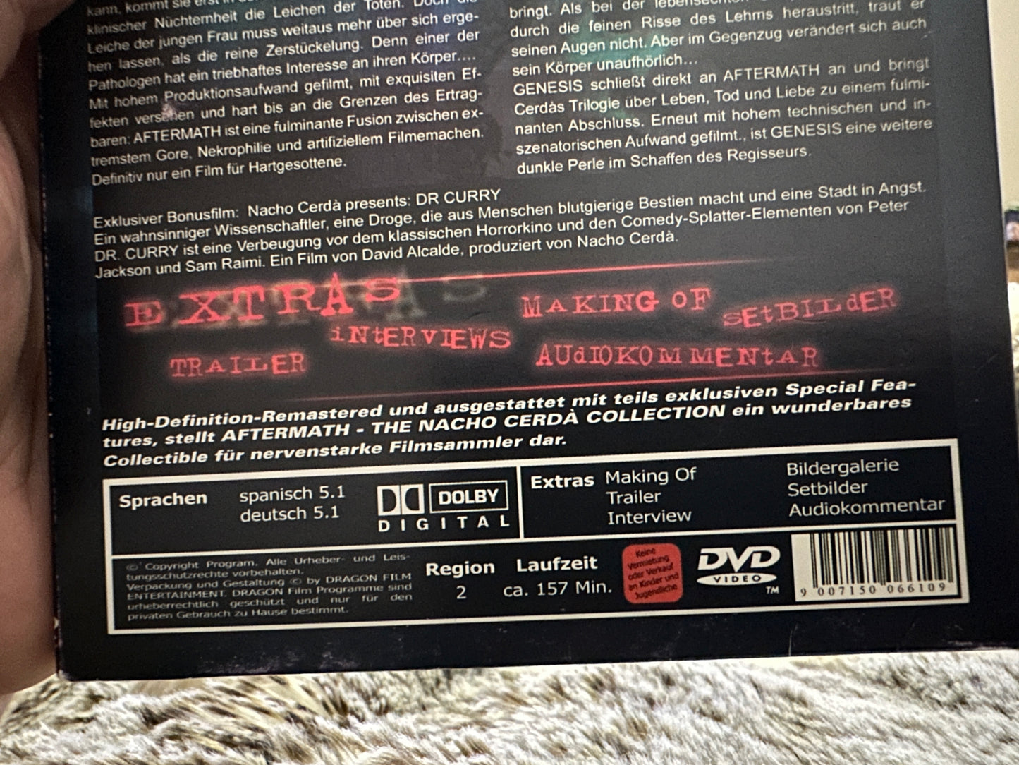 Aftermath (DVD, Dragon Film Entertainment, Region 2 PAL, Rare Release)