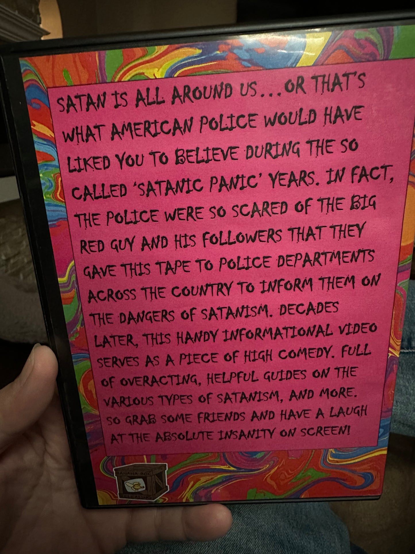 The Law Enforcement Guide To Satanic Cults DVD-R Banana Box Releasing-Rare-
