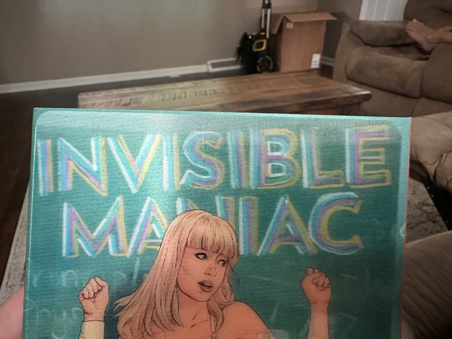 Invisible Maniac 4K Ultra HD-Vinegar Syndrome-Rare Lenticular Slipcover-NEW
