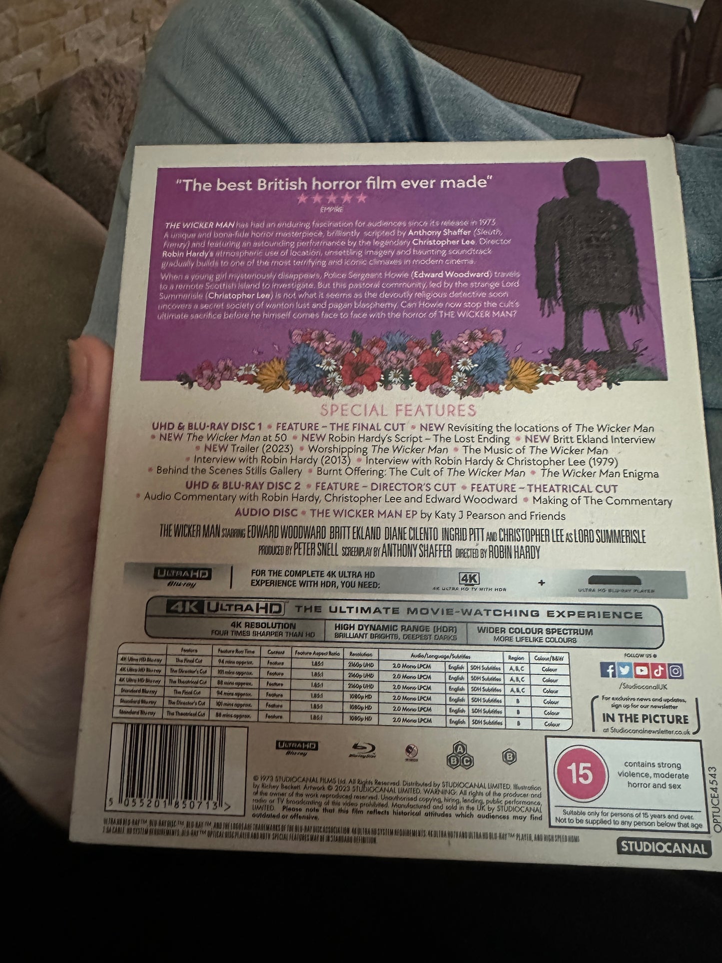 The Wicker Man (4K Ultra HD, Studiocanal, 5 Disc Boxset, Collector’s Ed)