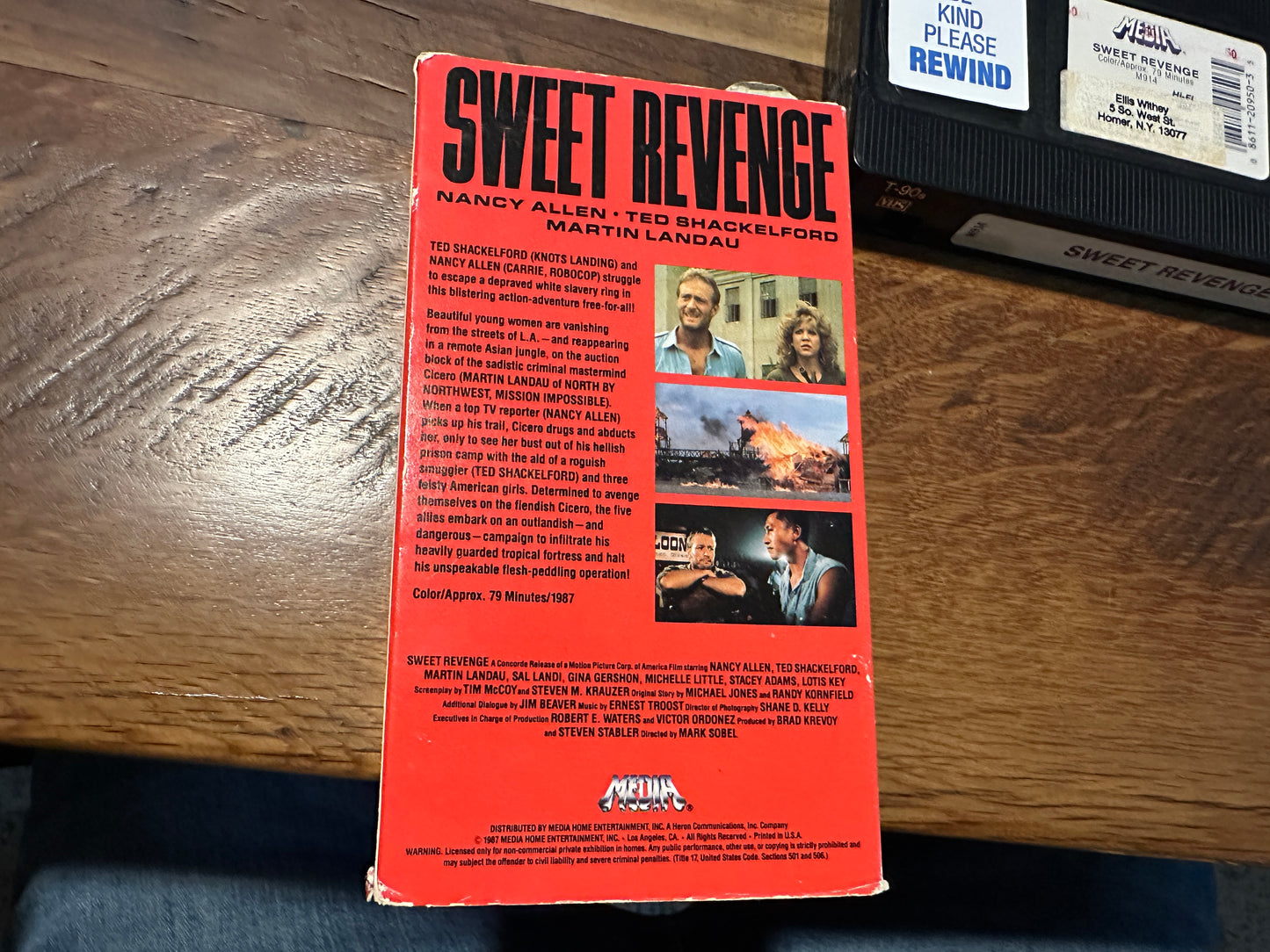 Sweet Revenge VHS-Media Home Entertainment-Slipcase-80’s Classic-