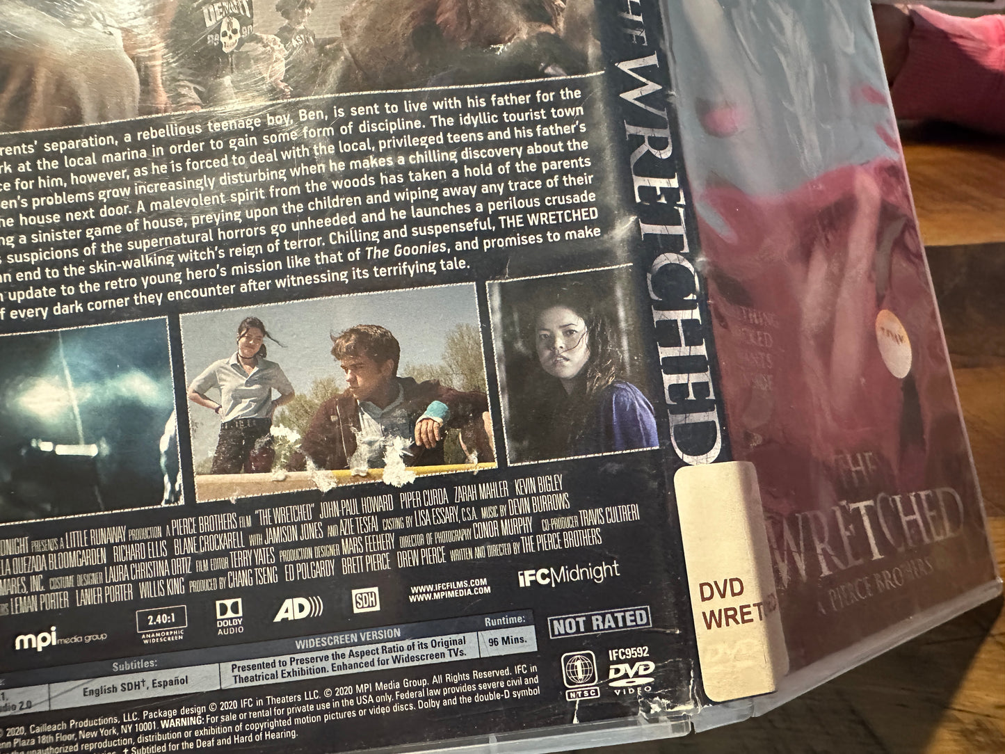 The Wretched DVD-IFC Midnight-Widescreen-Pierce Brothers Film-