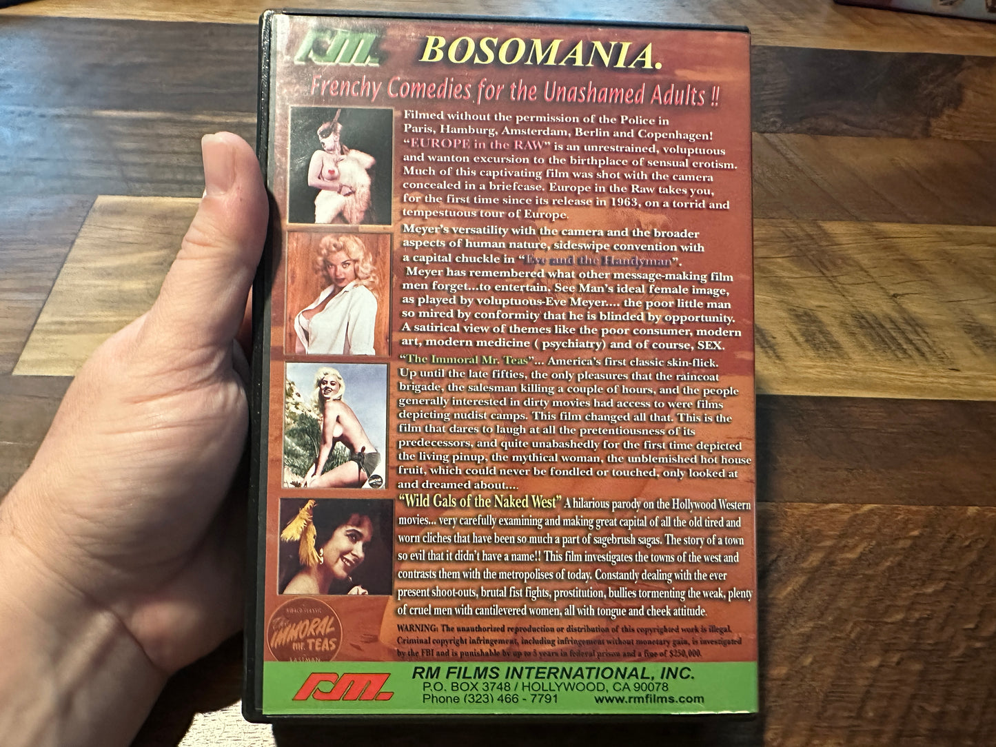 Bosomania Russ Myer’s Abundant Beginnings (DVD, 4 Disc, Very Rare)