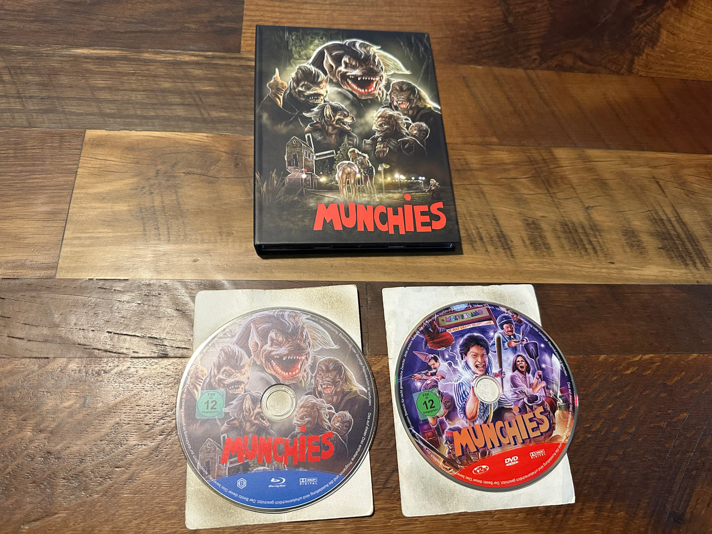 Munchies (Blu ray, WMM, Cover A, Mediabook, Region B, 333 Made, OOP)