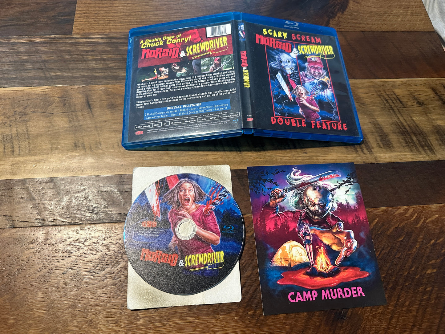 Morbid & Screwdriver (Blu ray, SRS Cinema, Low Budget Double Feature)