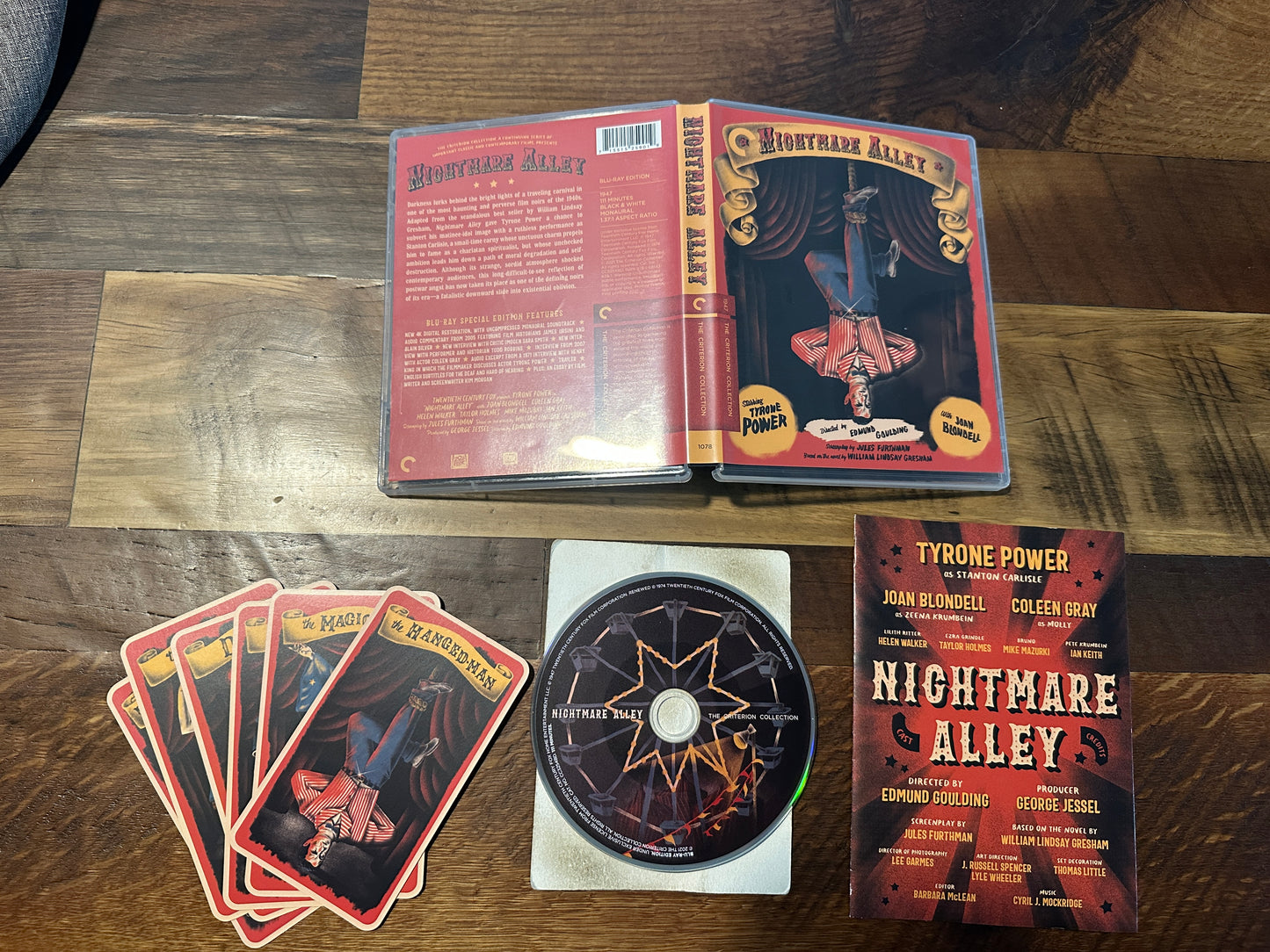 Nightmare Alley (Blu ray, Criterion Collection, Special Ed, 40’s Classic)