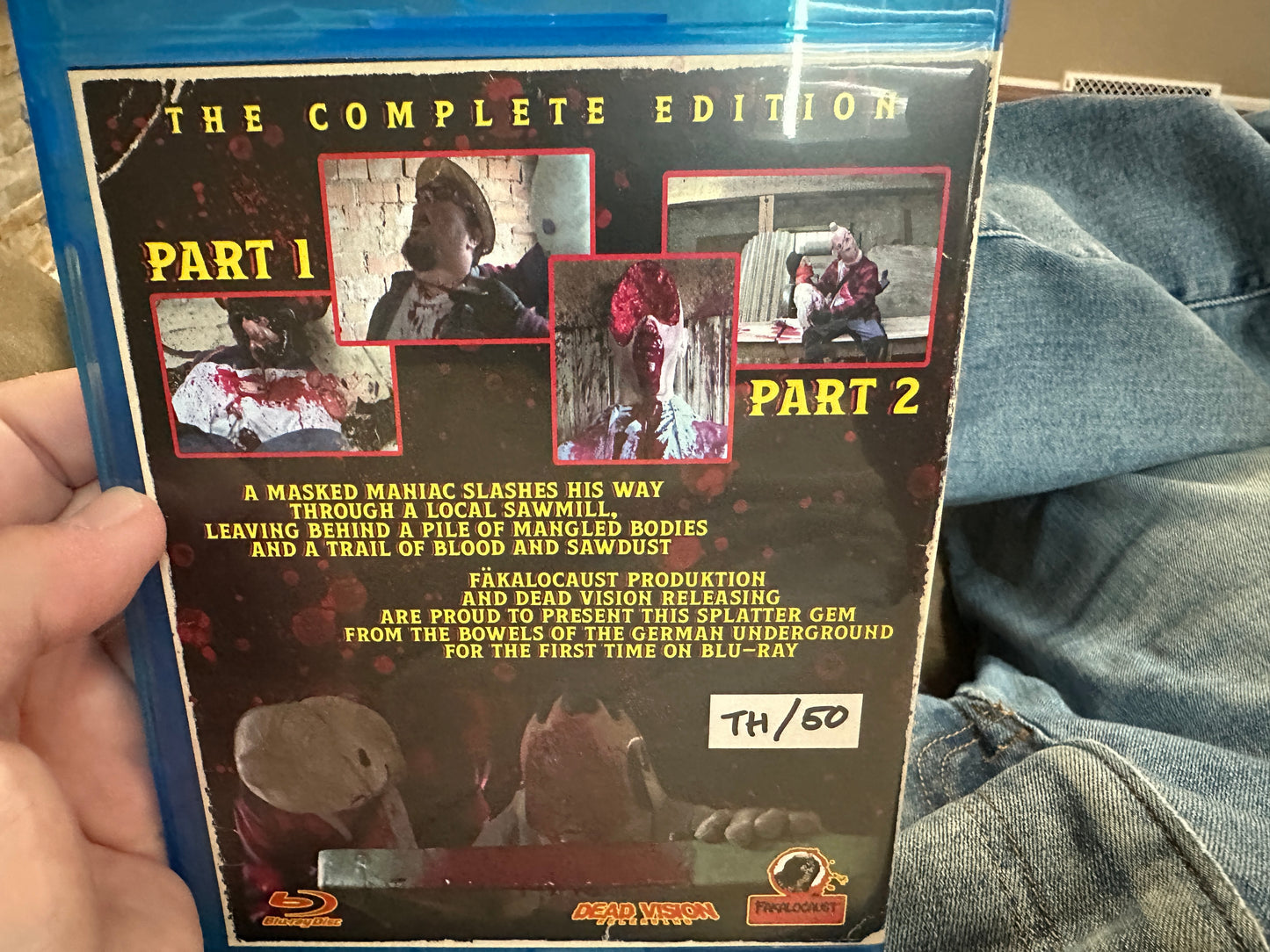 Swabian Granny Gore Terror Part 1 & 2 (Blu ray, Dead Vision Releasing, 50 Made, OOP)