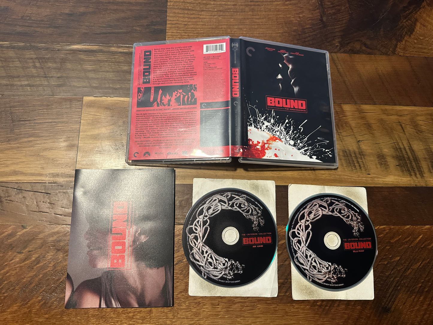 Bound (4K Ultra HD/Blu ray, Criterion Collection, 2 Disc, 90’s Classic)
