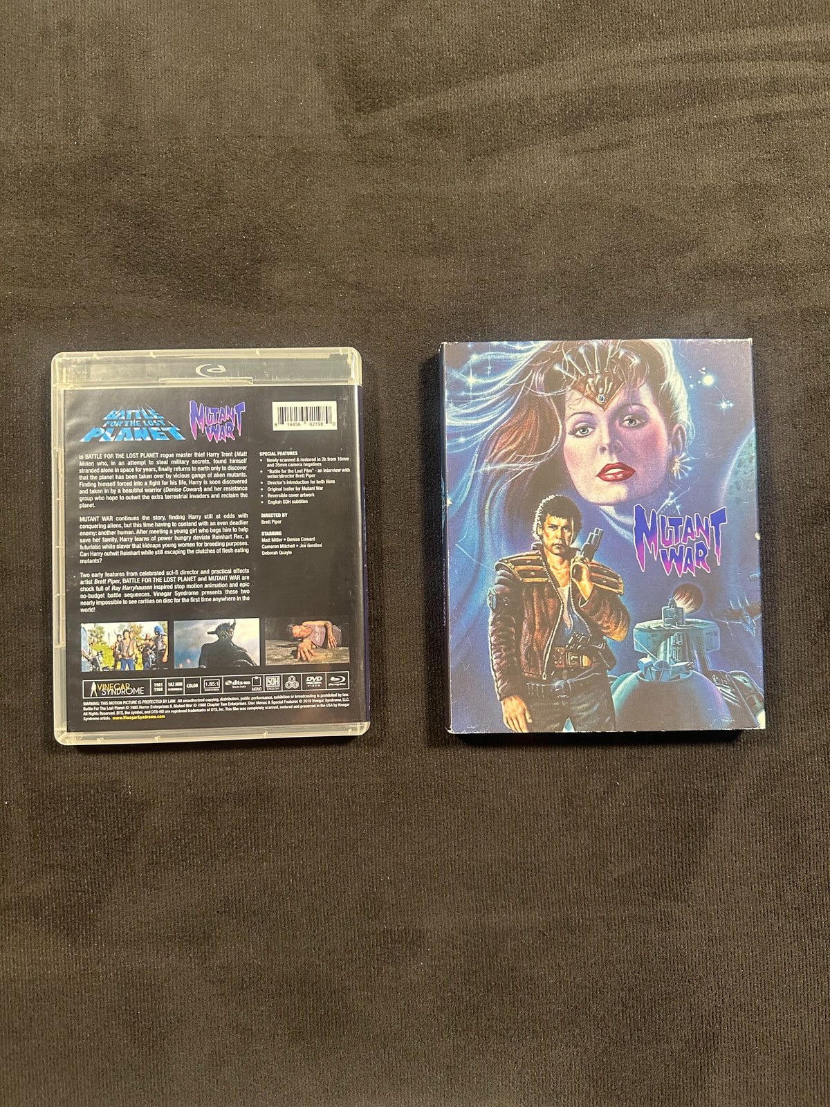 Battle For the Lost Planet & Mutant War (Blu-ray, Vinegar Syndrome, Slipcover)