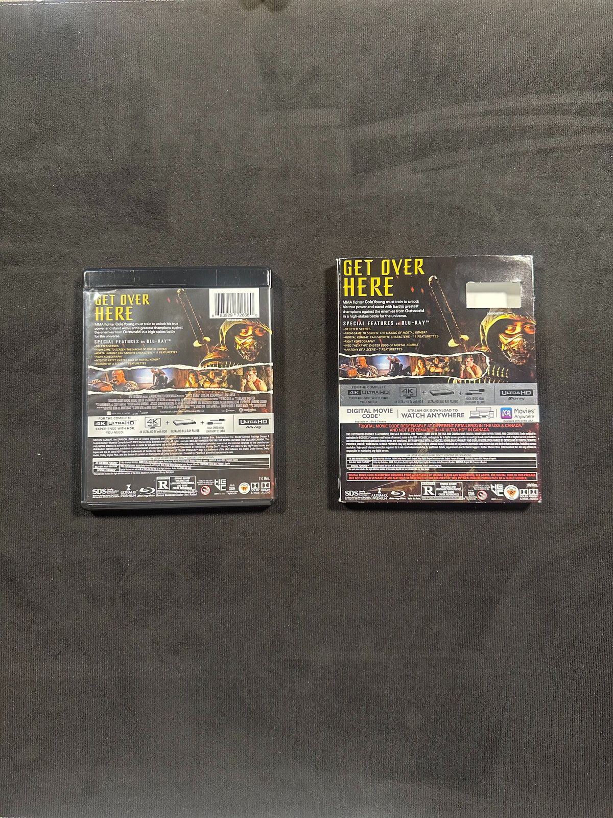 Mortal Kombat II (4K UHD, Warner, Bros, Widescreen, Slipcover, No Digital)