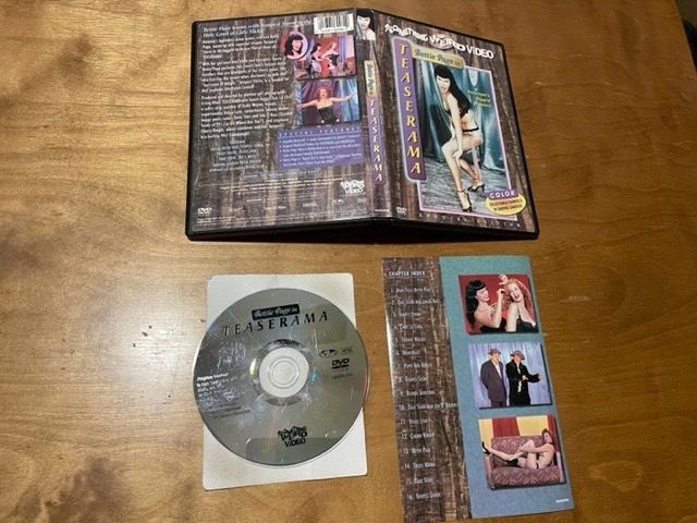Teaserama DVD - Something Weird Video - Bettie Page - Special Edition