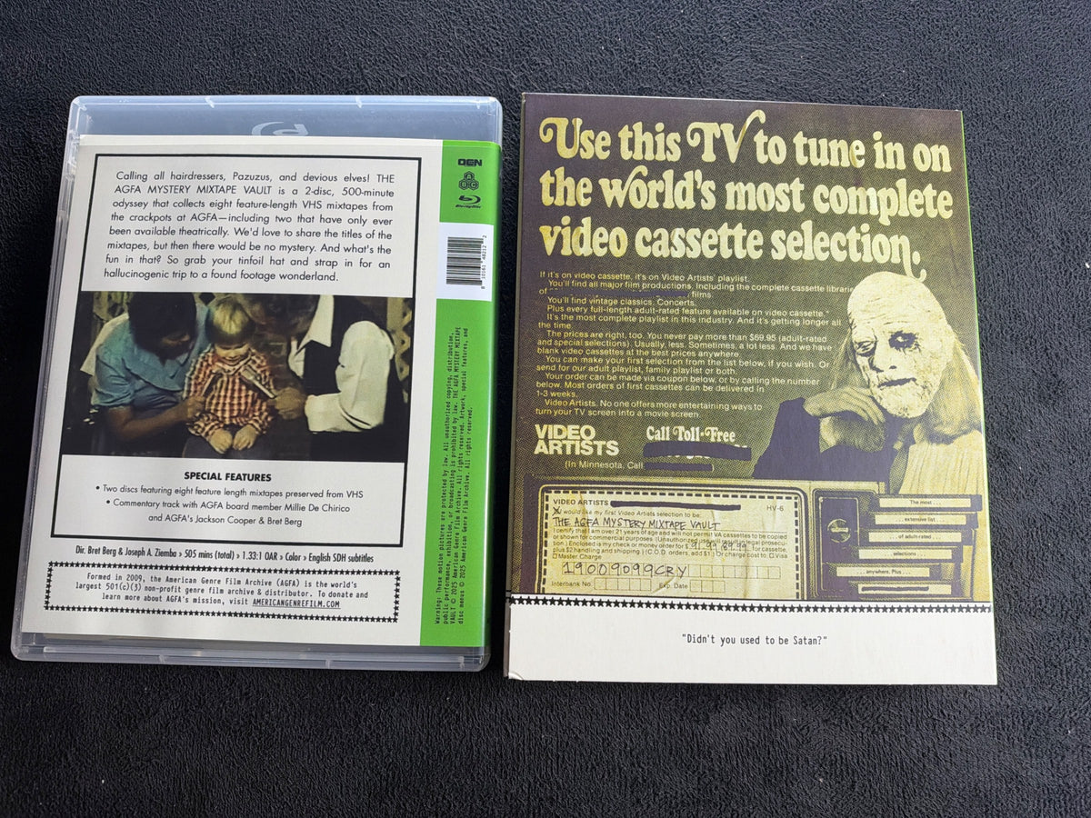 The AGFA Mystery Mixtape Vault (Blu-ray, Vinegar Syndrome Partner Label, Slip)