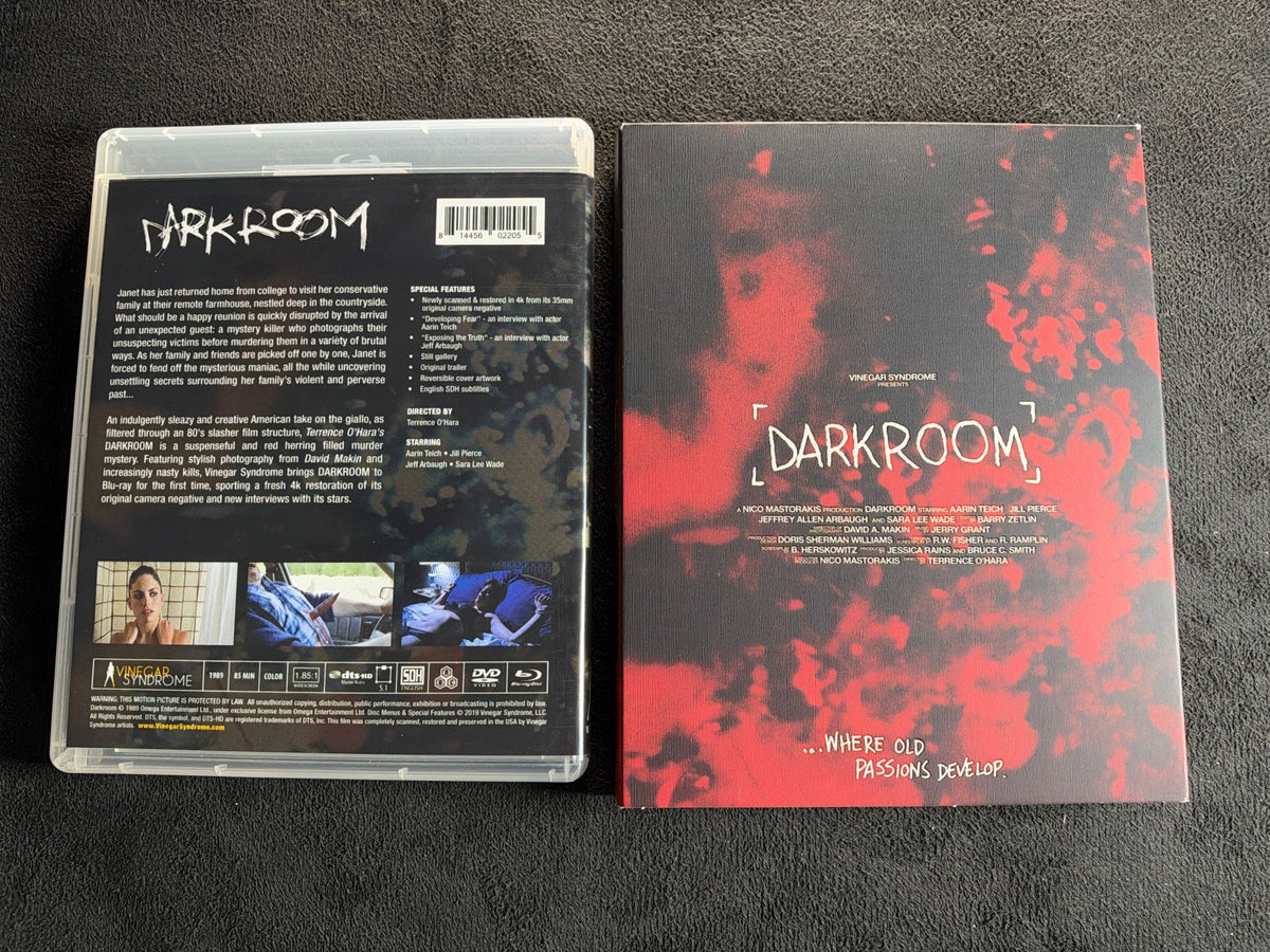 Darkroom (Blu-ray, Vinegar Syndrome, Rare Slipcover, 80's Horror)