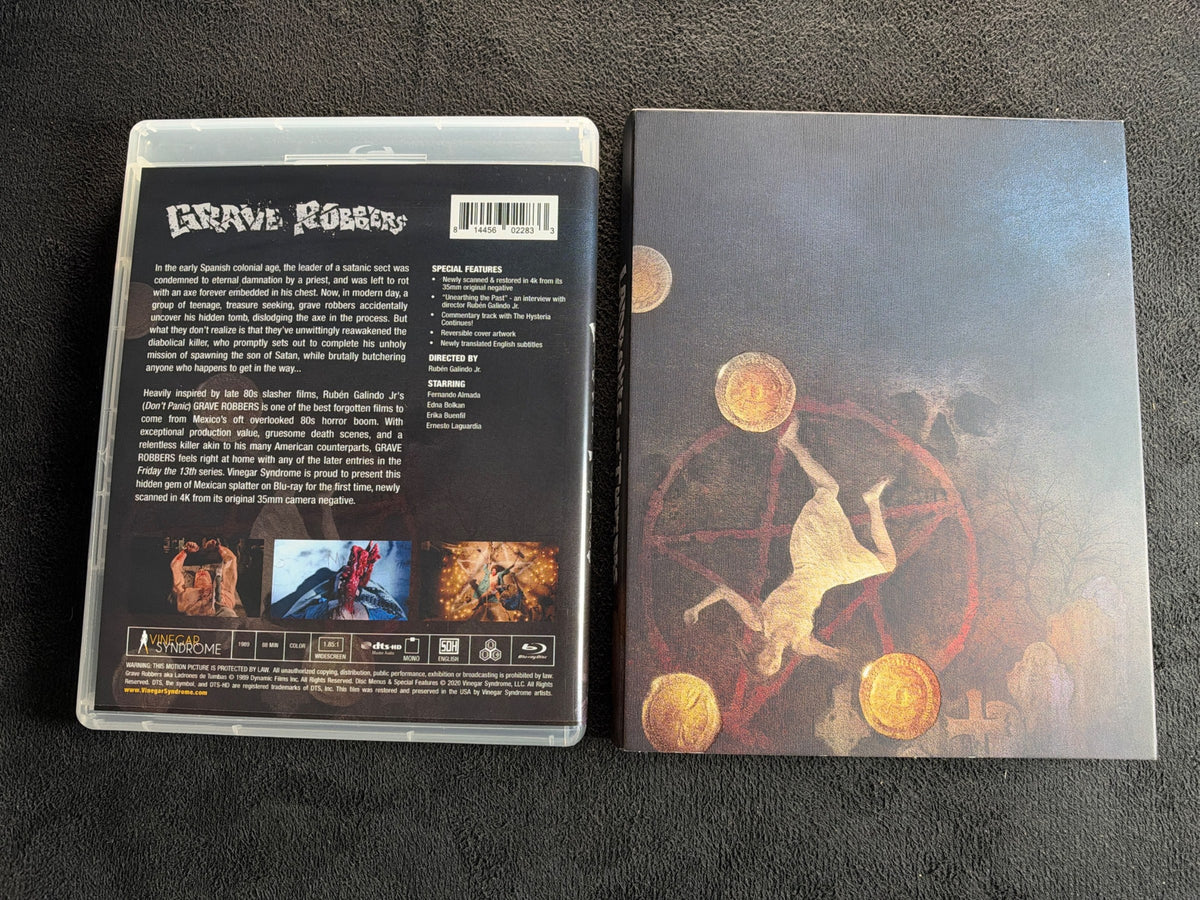 Grave Robbers (Ladrones de Tumbas) (Blu-ray, Vinegar Syndrome, Slipcover)