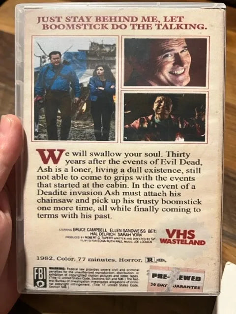 Ash Vs Evil Dead 1982 Movie DVD - Classic Horror