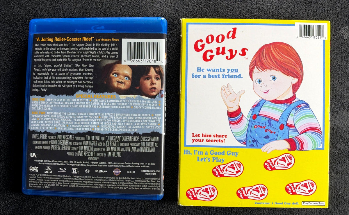 Child's Play (Blu-ray, Scream Factory, Collector's Ed, Alternative Slipcover)