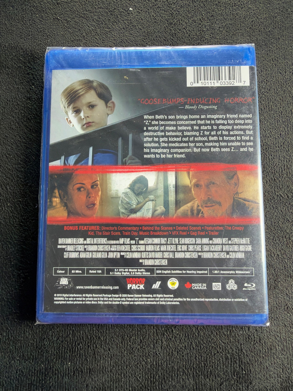 Z (Blu-ray, HorrorPack, 2019 Horror Classic, Widescreen, NEW/Sealed)