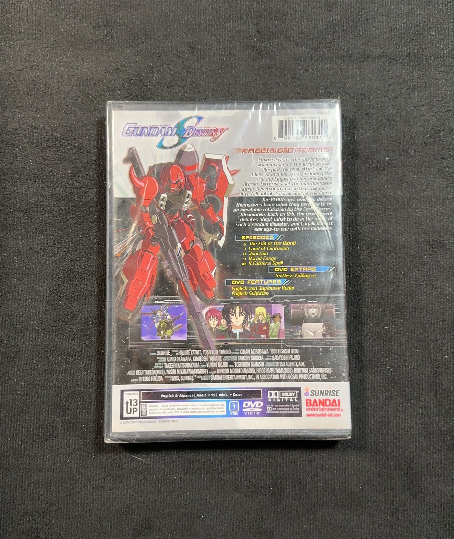 Mobile Suit Gundam SEED Destiny Vol 2 (DVD, Bandai Visual, NEW/Sealed)