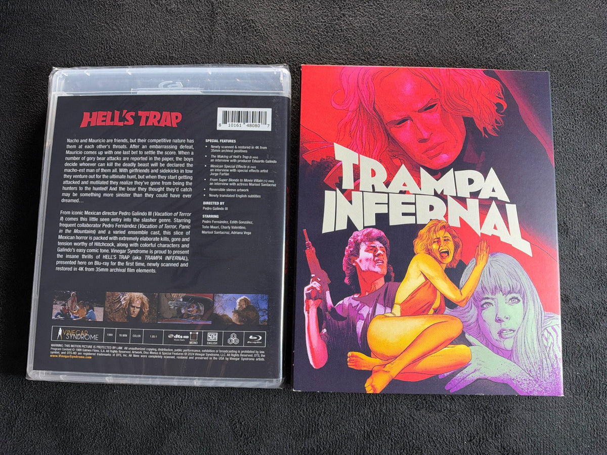 Hell's Trap (Blu-ray, Vinegar Syndrome, Slipcover, 80's Horror, NEW/Sealed)