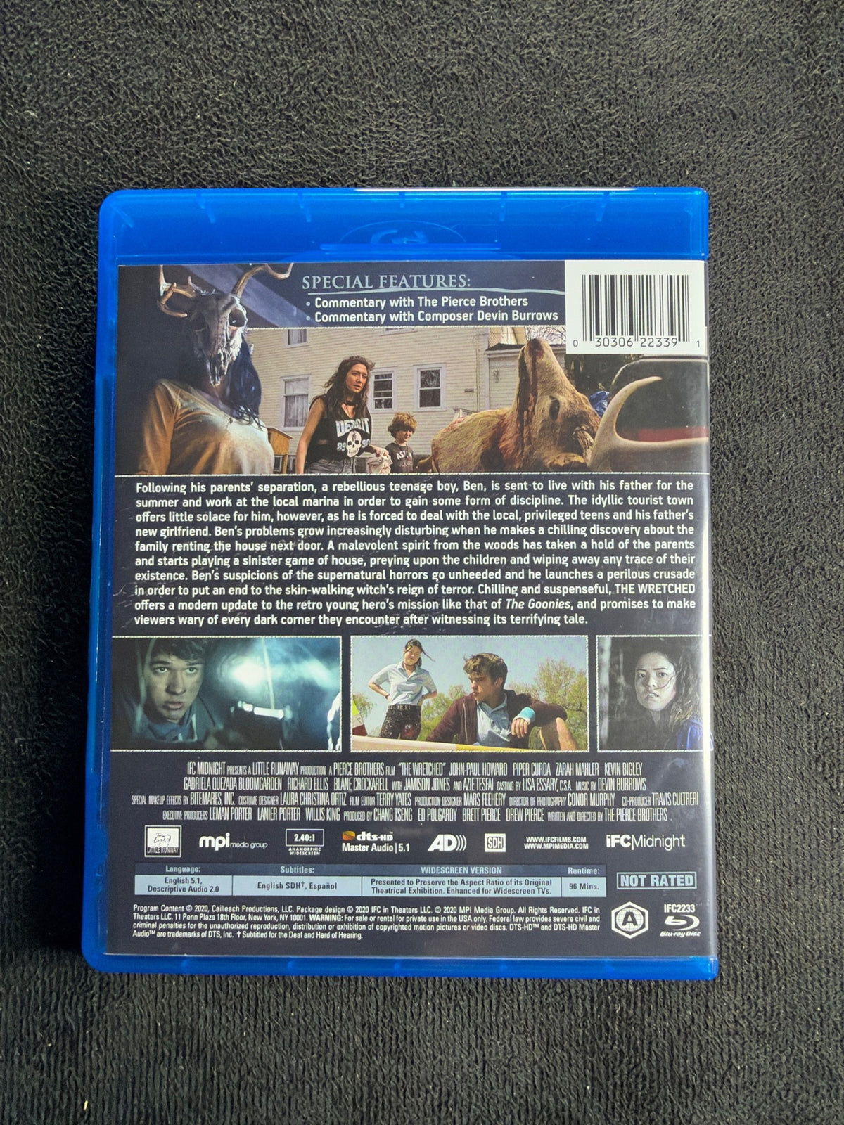 The Wretched (Blu-ray, IFC Films, Modern Horror, Wiescreen)