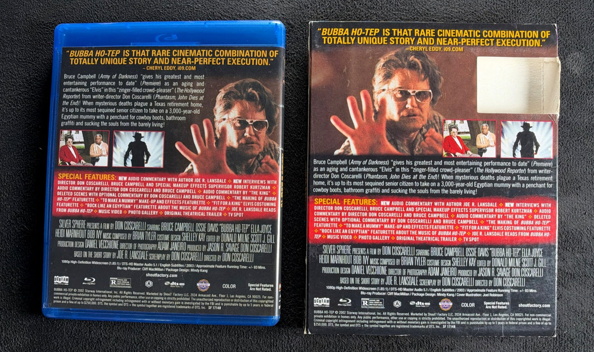 Bubba Ho-tep (Blu-ray, Scream Factory, Slipcover, 2002 Classic)