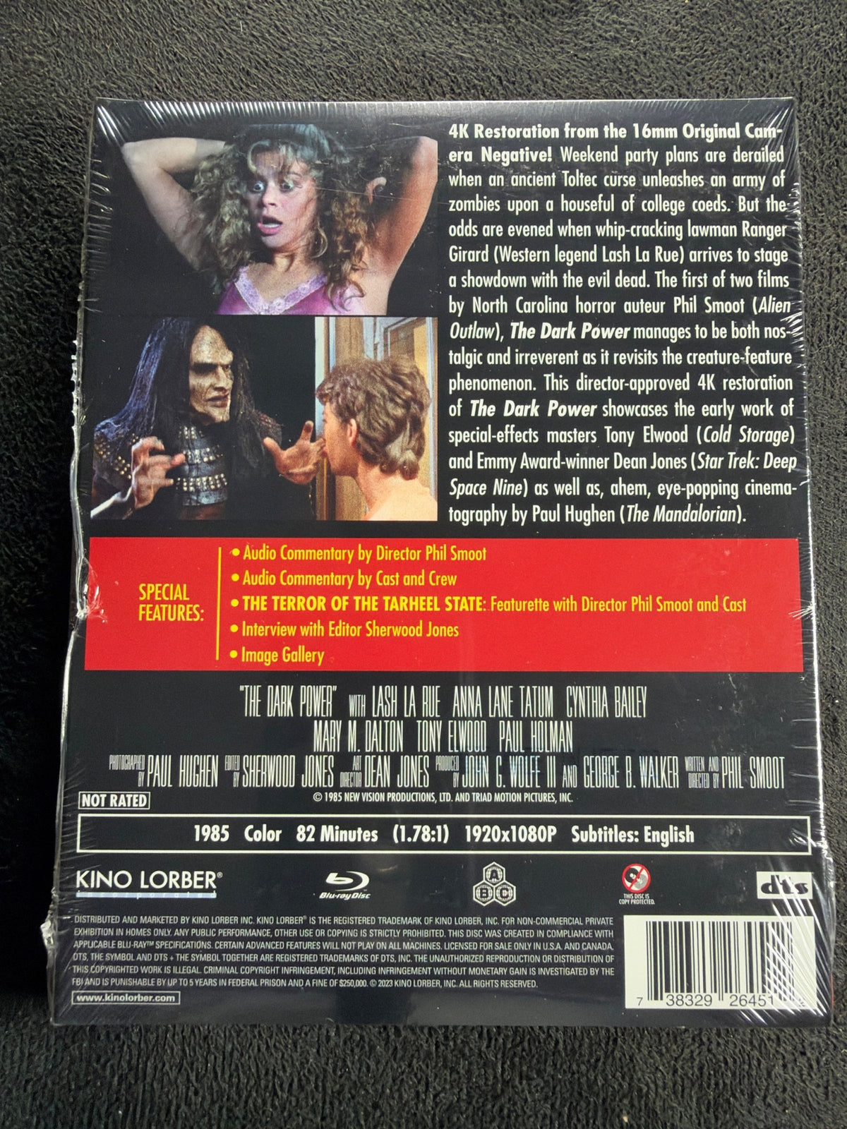 The Dark Power (Blu-ray, Kino Lorber, Slipcover, 80's Horror, NEW/Sealed)