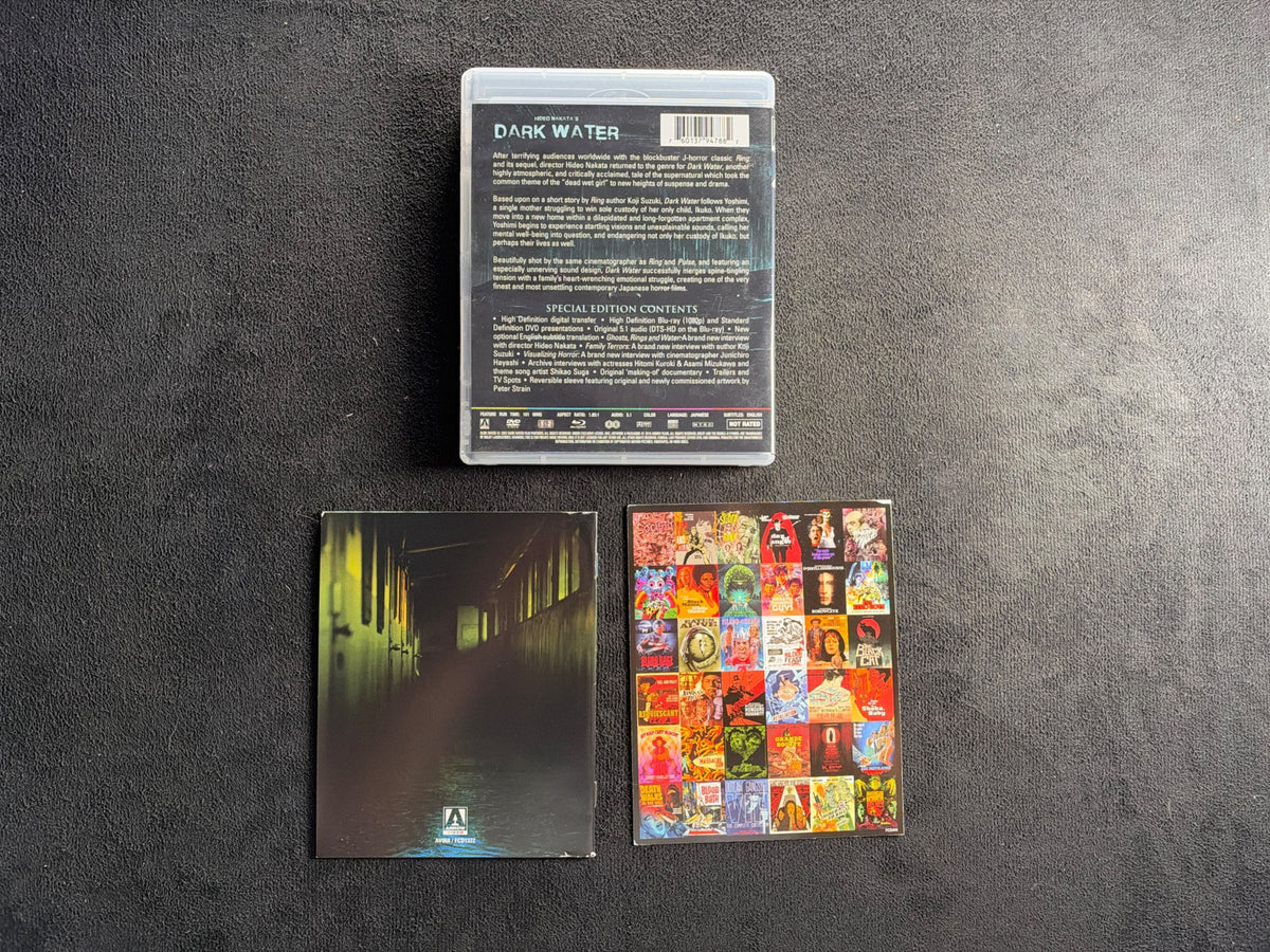 Dark Water (Blu-ray, Arrow Video, Rare Booklet, 2002 Classic US Release)