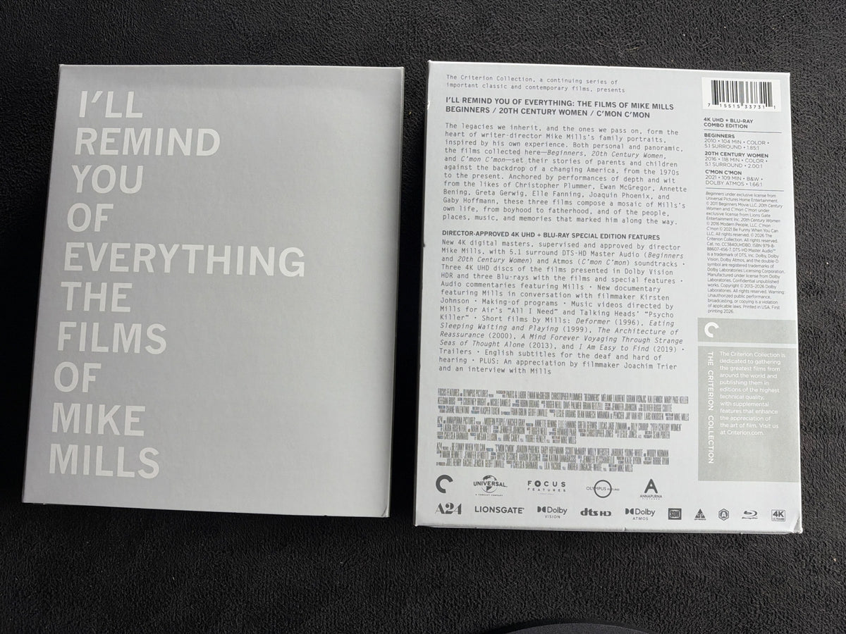 I'll Remind You of Everything: The Films of Mike Mills (4K, Criterion Collection