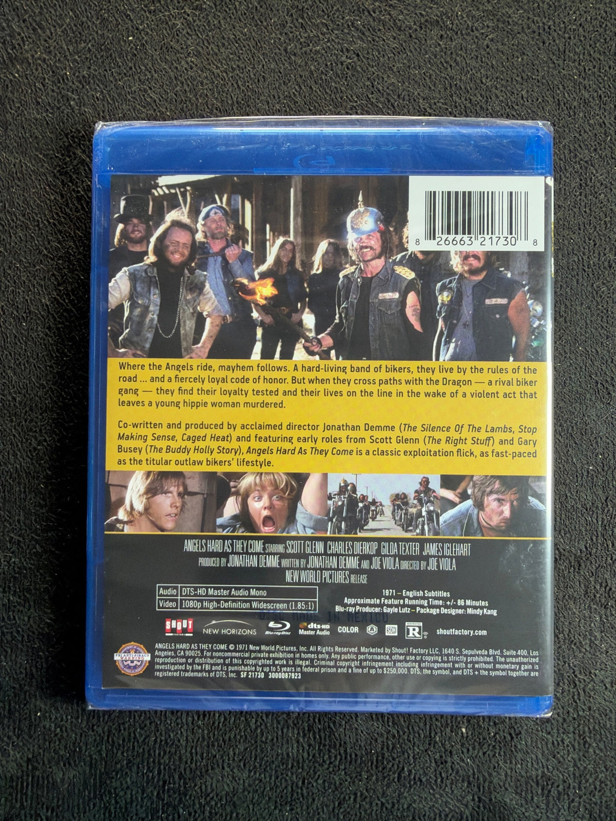Angels Hard as They Come (Blu-ray, Scream Factory, 70's Classic, NEW/Sealed)