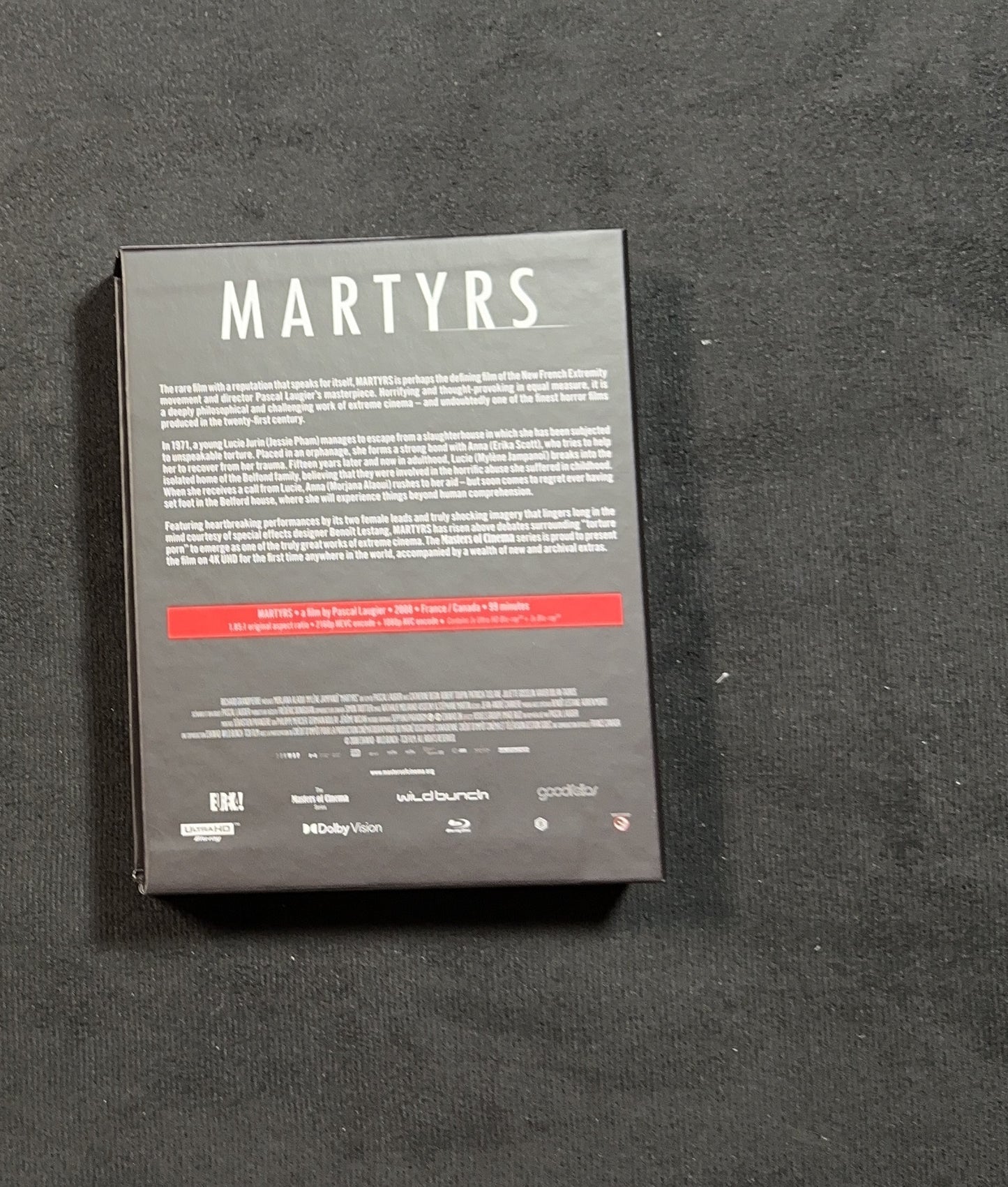 Martyrs (4K Ultra HD, Eureka Entertainment, Limited Edition, Booklet)