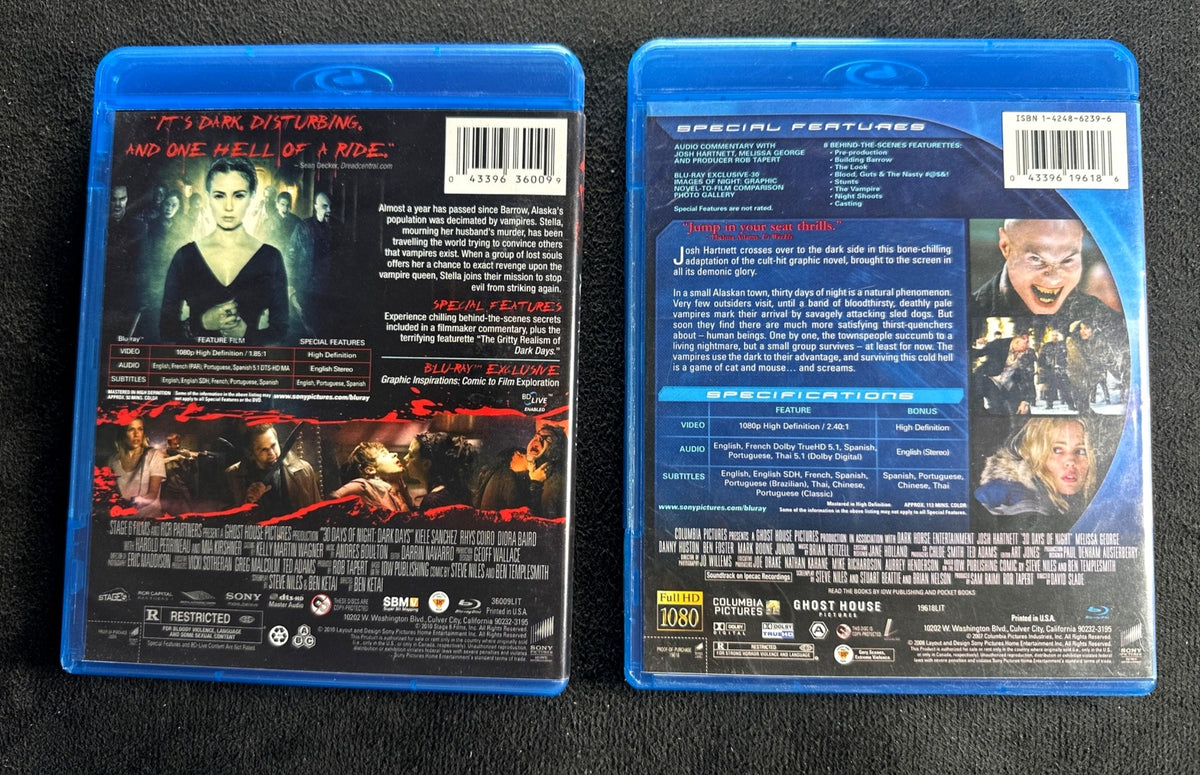 30 Days of Night: Dark Days & 30 Days of Night (Blu-ray, Sony Pictures)