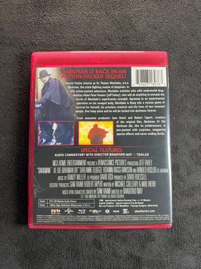 Darkman III: Die Darkman Die (Blu-ray, Scream Factory, Widescreen, 90's Classic)