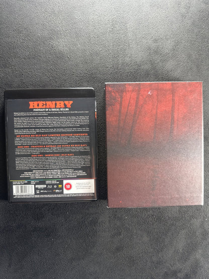Henry: Portrait of a Serial Killer (4K UHD, Arrow Video, Slipcover)